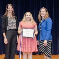 Erica and Jennifer with Faith